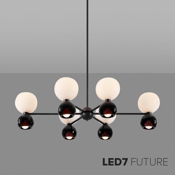 Loft Industry Modern - Deco Balls Chandelier V2